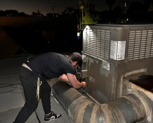 air duct installation